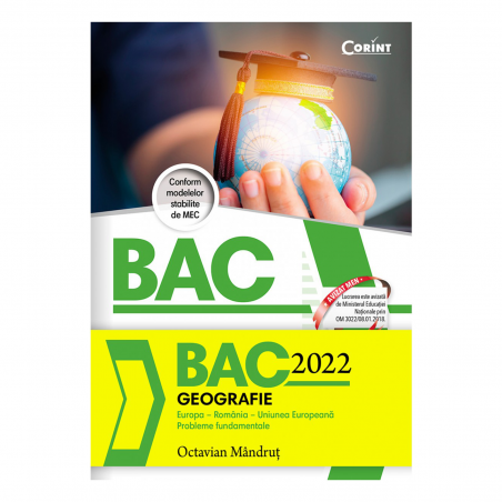 BAC Geografie 2022 - Bacalaureat - Editura Corint