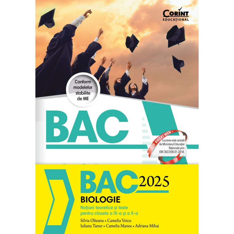 BAC Biologie 2025 - Bacalaureat - Editura Corint